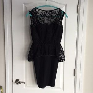 Black Lace Cocktail Dress